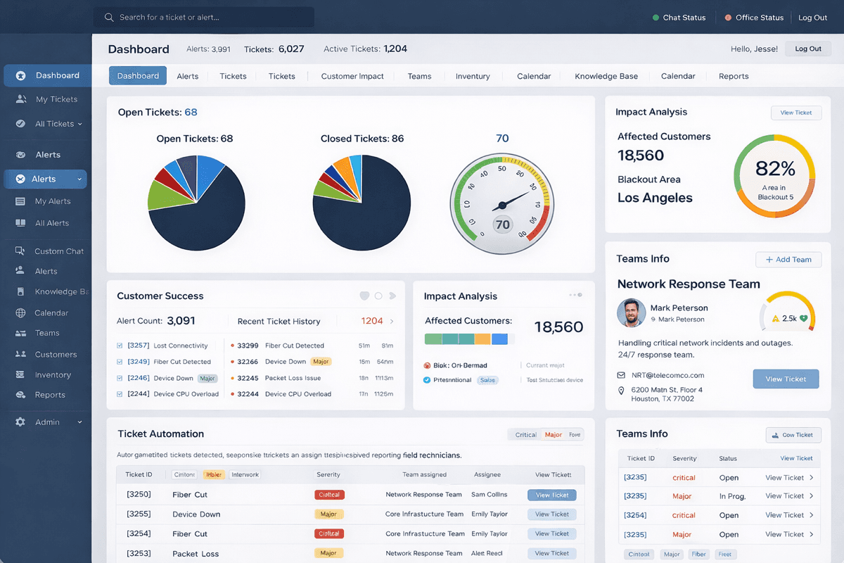 SOC–NOC Collaboration: Alarm-to-Ticket Automation